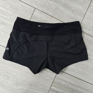 Lululemon Run Times II Black Shorts, 8